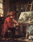 Painter in his Studio